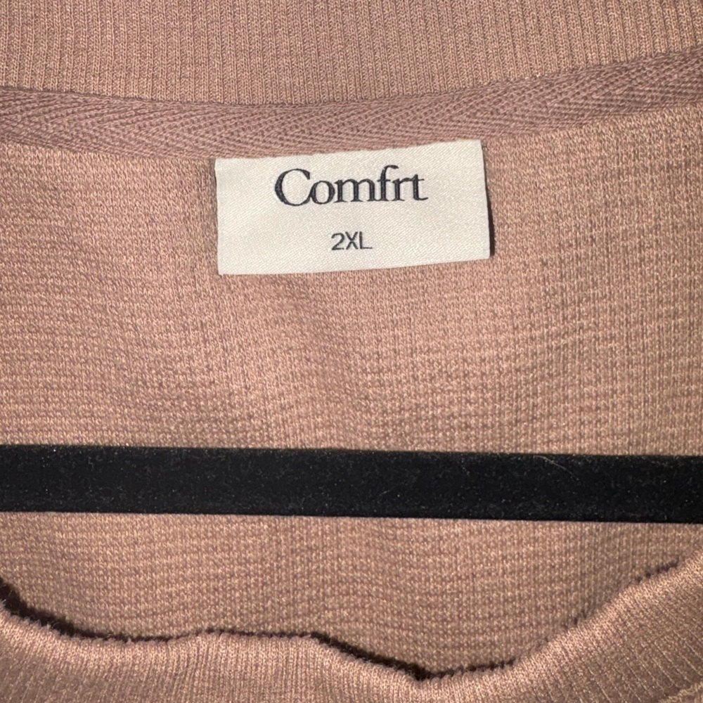 Unisex Comfrt Waffle Knit Sweatshirt size 2X - Picture 3 of 5